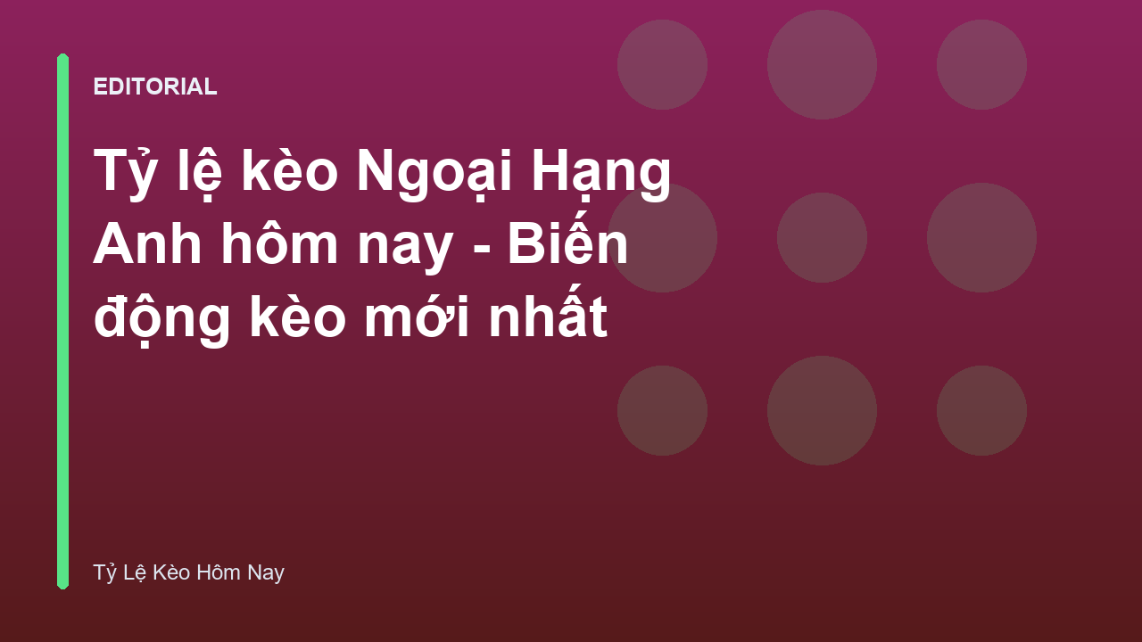 Bảng tỷ lệ kèo Ngoại Hạng Anh trên màn hình máy tính